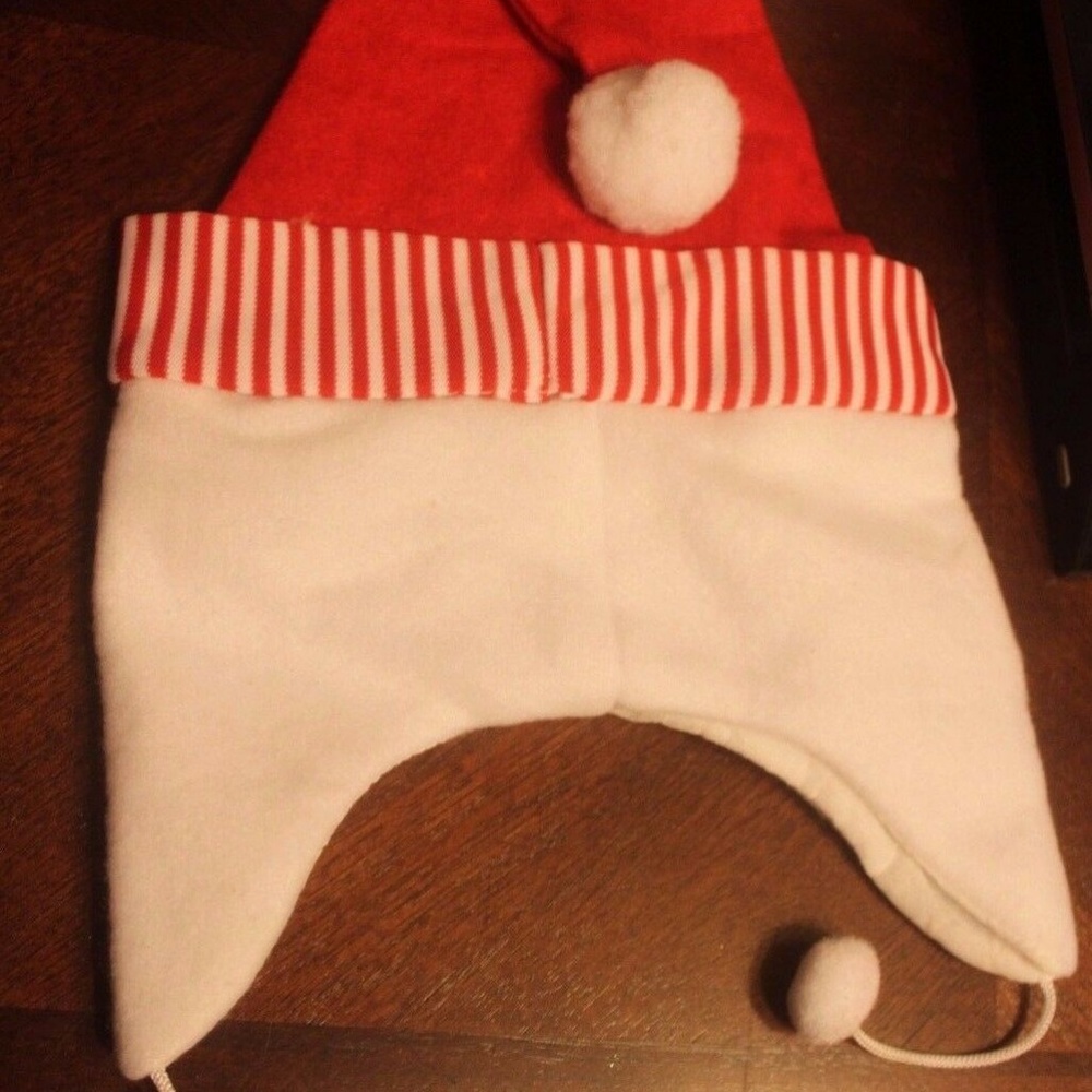 Christmas House Snowman Cap for Baby or Child red white fluffy snowball OS New… - Picture 3 of 4